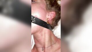 milf slut sucking bbc cum