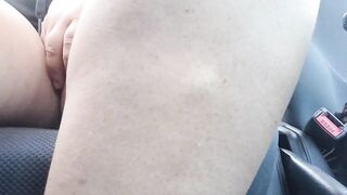 playing with my pussy while driving xx naughty girl