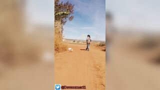 Devska pissing on the road part4