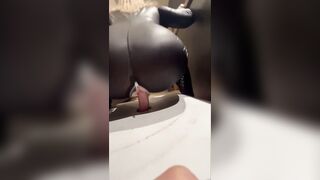 French Perverse tramples and crushes her slave's cock then sucks and fucks it
