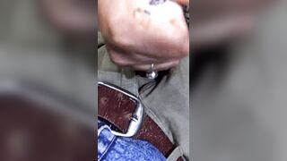 My Indian wife do hand job using condom