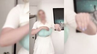 Jerk off while my tits are bouncing - hard fuck my big boobs - Big Ass Emma