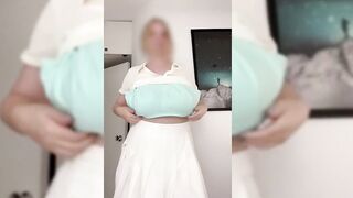 Jerk off while my tits are bouncing - hard fuck my big boobs - Big Ass Emma