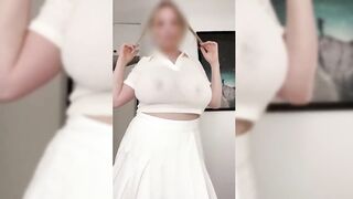 Jerk off while my tits are bouncing - hard fuck my big boobs - Big Ass Emma