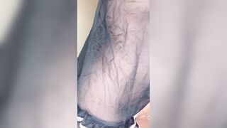 Masturbating my tight pussy wearing sexy lingerie until squirting