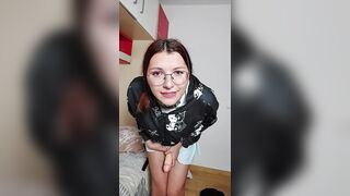 (SPH) Hot latina humiliates your small dick and compares it to her big strap on dick