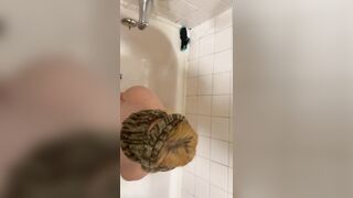 Submissive slut degraded. Piss slapped and spit on.