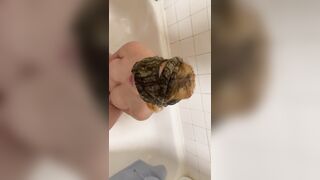 Submissive slut degraded. Piss slapped and spit on.
