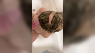 Submissive slut degraded. Piss slapped and spit on.
