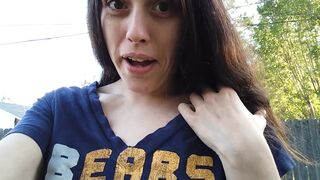 LOUDEST FART PinkMoonLust Nasty Ass Farting Gas So BAD Outdoors Outside Backyard To Let it Rip Toot