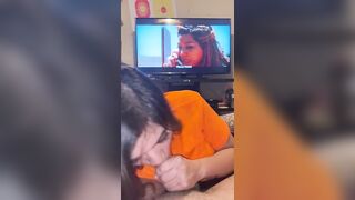 “ I was trying to swallow the whole thing !! ???? “ ( Kim Kong Blowjob )