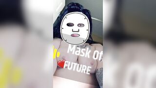 Mask on