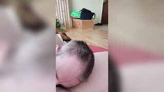 unedited unfiltered amateur - eating her pussy - strokes his cock while she fucks his face