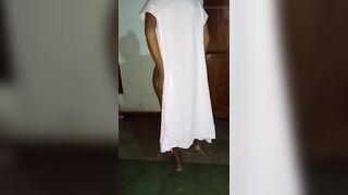 Stepsister next door unclothed in front of stepbrother