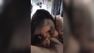 KandyxB gives smokey blowjob