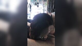KandyxB gives smokey blowjob