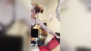 Texassunshyne's PnpPawg Sunshyne vibrator in ass while sucking TexasBWC!