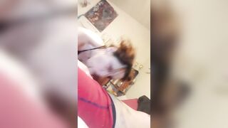 Texassunshyne's PnpPawg Sunshyne vibrator in ass while sucking TexasBWC!
