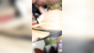 中出し垂れてくるのを観察(マ○ーローズ)