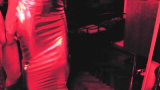 Domina Eva fetish silver dress cock play mistress bdsm femdom milf dominatrix