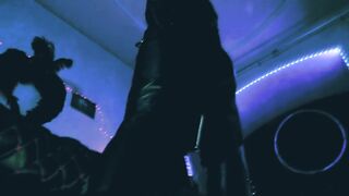 Mistress Eva Latex full leather fetish boots domina uniform bdsm kink hot milf