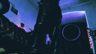 Mistress Eva Latex full leather fetish boots domina uniform bdsm kink hot milf