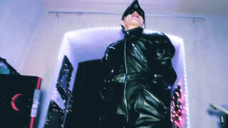 Mistress Eva Latex full leather fetish boots domina uniform bdsm kink hot milf