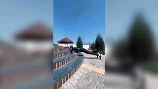 Public Agent TIk Tok Challenge. it's Cool to Fuck in the Ass after Training. FIT Fitgirl Fitness 18