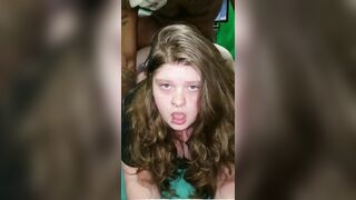 Curvy White TEEN Loves black dick & Anal Play (Preview) link below