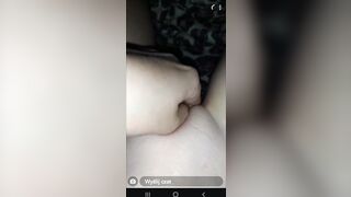 Barely Legal Teen Masturbating on Snapchat