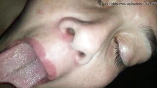 Cum In Neighbors Mouth While Her Man At Work