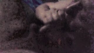 Woke up in middle of the night hard so I took a load in the mouth. Full video available