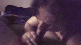 Woke up in middle of the night hard so I took a load in the mouth. Full video available