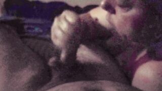 Woke up in middle of the night hard so I took a load in the mouth. Full video available