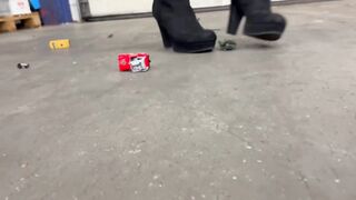 Trailer/preview ! ???? junkyard! Black boots destroy toy cars