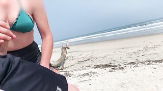 Busty stranger milked me in front of everyone