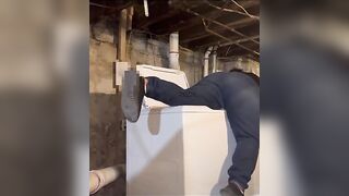 I GOT HORNY AFTER GETTING STUCK IN THE DRYER!