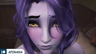 Widowmaker Hard Fuck with Huge Dick Until Cum
