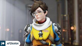 Tracer Hard Fuck with Huge Dick Until Cum
