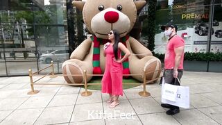 PREV Goddess Kiffa - REAL Public Humiliation Slave on Mall shopping spree and Paulista Avenue