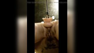 Squirting Anal Sex Fuck Machine CU Cum