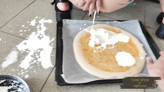 Anal Pizza with Forest Whore (prolapse, filty, dirty, enema, extreme)