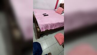 Black Slut LATINA MILF Deepthroats Giving Oral to Beginner Guy