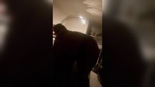 Doing my ass dance