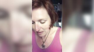 POV Piss directly onto my phone using a catheter to celebrate 300 days on Xhamster as Rachel Wriggler