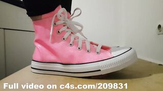 Cock Crush Cum pink Converse