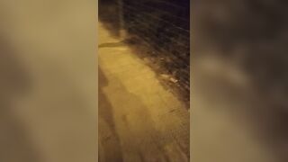 I show off my ass to stepson in street