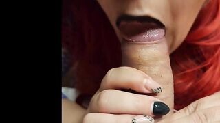 My wife gives the best close up ASMR blowjobs