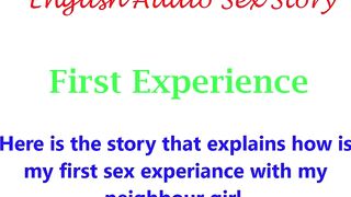 First Experience - English audio sex story - Erotic story
