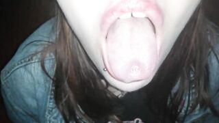 A selection of cumshots in the mouth after a blowjob from Marish